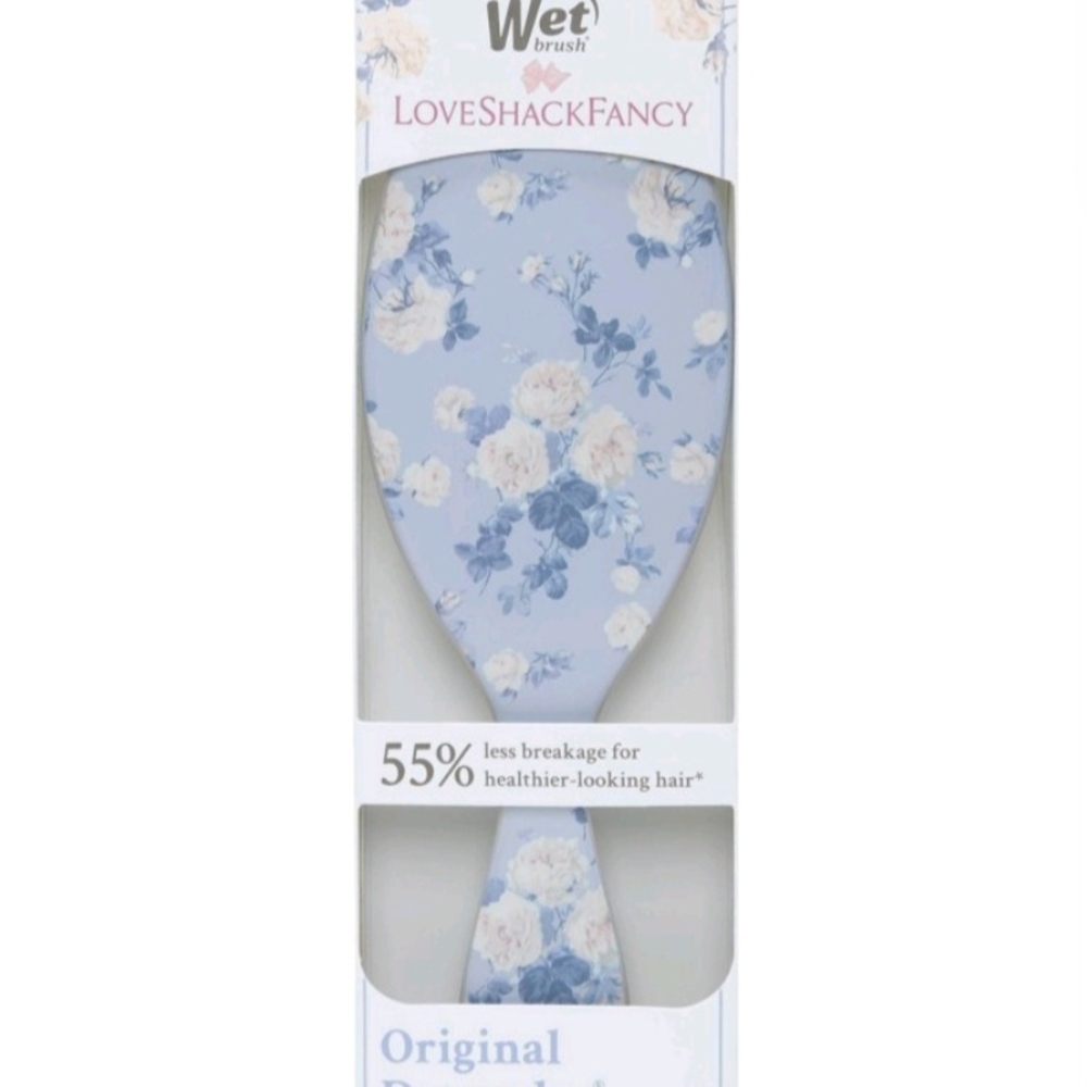 LoveShackFancy Wet Brush with Floral Design